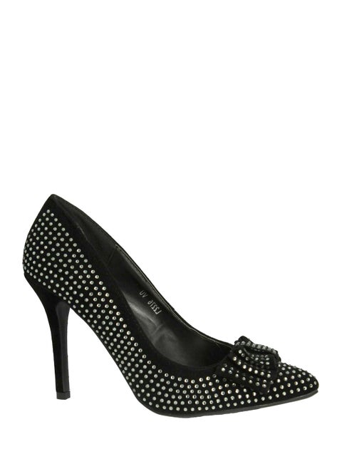 Studded Pump With Bow