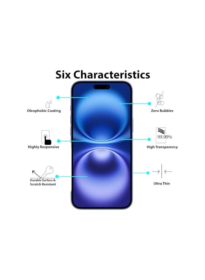 PROMASS Screen protector compatible with iPhone 16 5G Matte Screen Protector Anti-Glare Anti-Fingerprint 3D Touch Easy Install,[Gaming] Matte Finish Surface ceramic film (NOT Glass) Ceramics Matt - Image 2