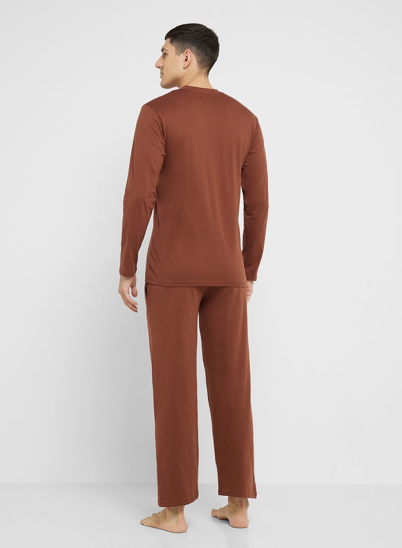 Robert Wood Nightwear T-Shirt & Pants Sets  - Image 2
