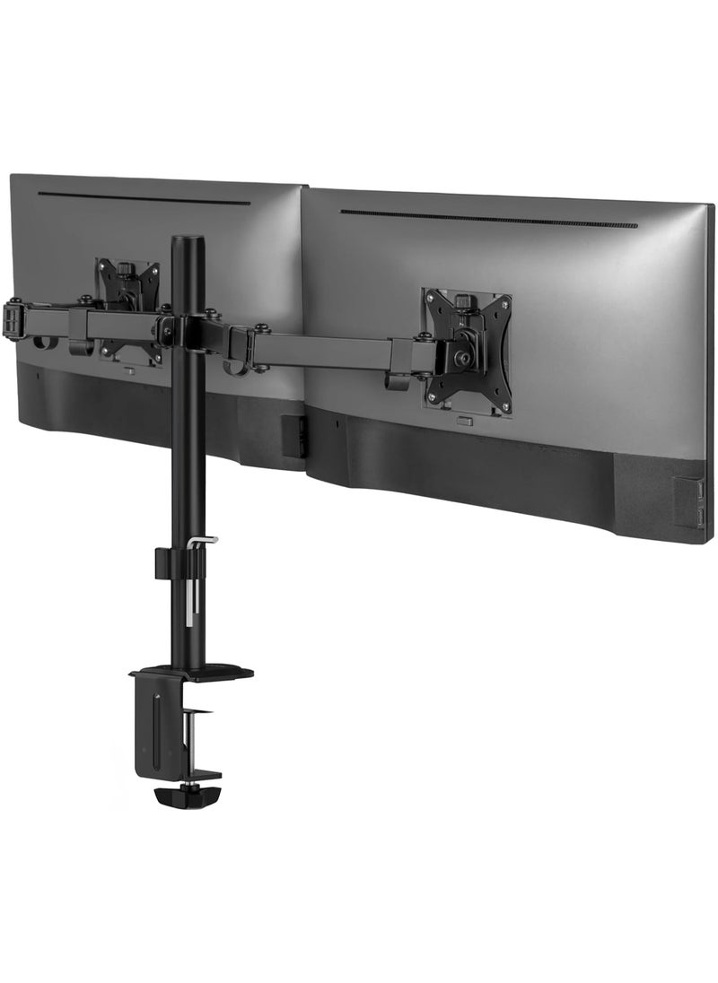 Dual Monitor Desk Mount Dual Monitor Arm Adjustable Tilt and Swivel Arms for 10-30 inch Screens Hold up to 9 kg Each Arm for Home Office School - Black - pzsku/Z7925F859CED5D4A9F7B1Z/45/_/1725699417/5782e49c-b3c2-47c6-ab28-ab15acd9a0ae