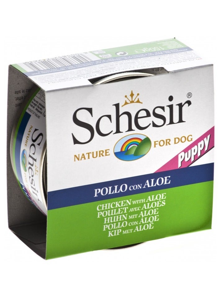 شيسر طعام رطب للكلاب - شرائح دجاج بالصبار 150 جرام