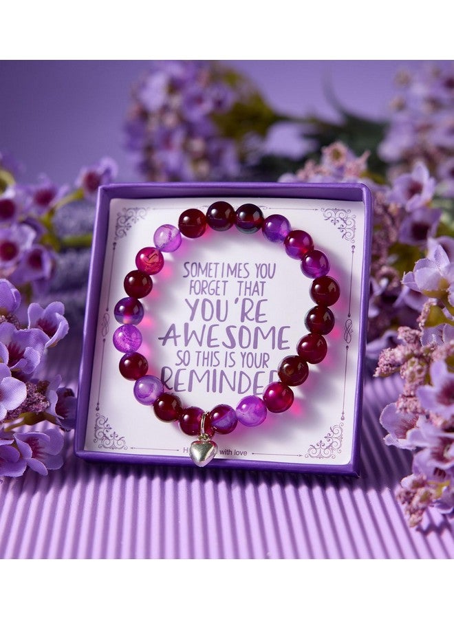 CITTA Valentines Day Gifts for Women Mom Wife Her, Unique Birthday Mother's Day Thank You Gift for Women, Best Friend, Lavender Spa Gift Basket Set for Her, Self Care Get Well Retirement Appreciation Gifts - Image 5