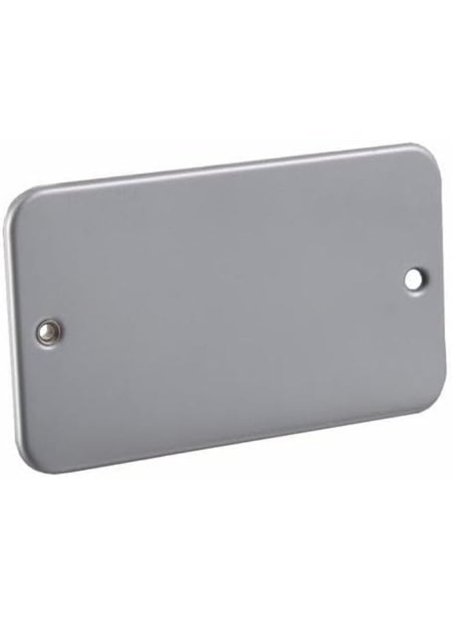 melfi Melfi Metal Clade Electrical Wall Switch: Epoxy Gray Powder Coated For Enhanced Durability (Metal Clade Blank Box With Cover 6X3)  - Image 5
