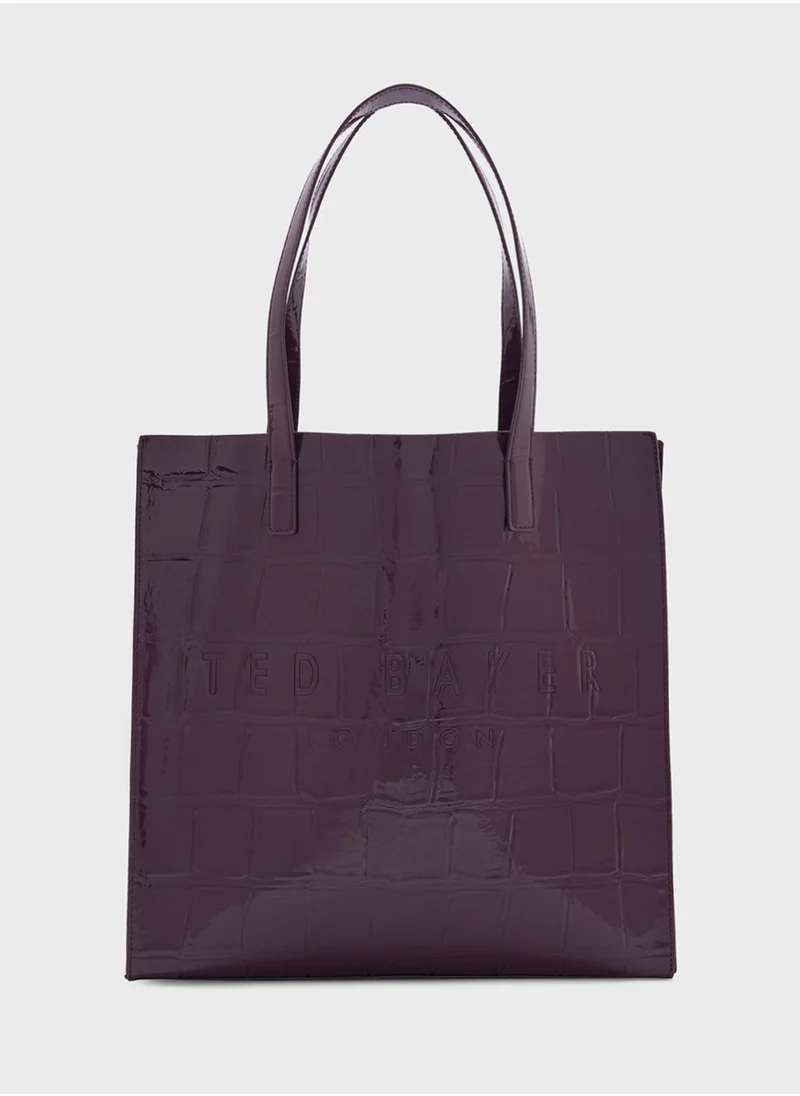 تيد بيكر Croccon Imitation Top Handle Shopper