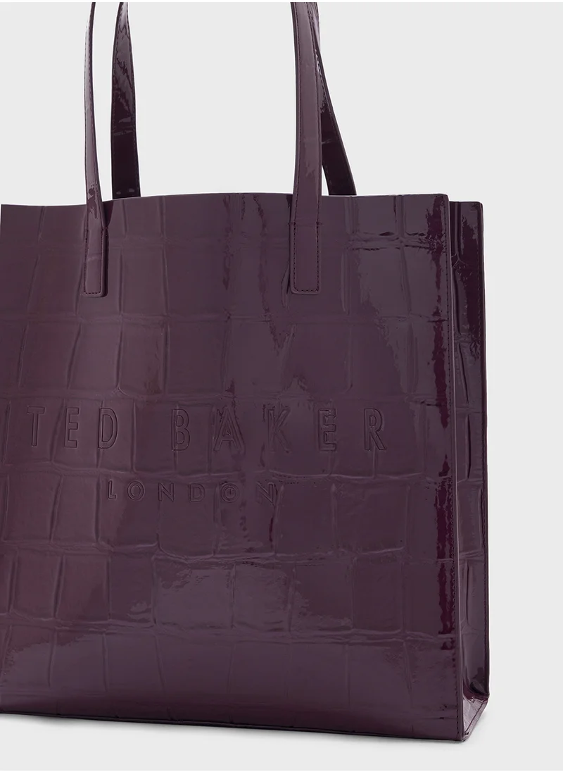 تيد بيكر Croccon Imitation Top Handle Shopper
