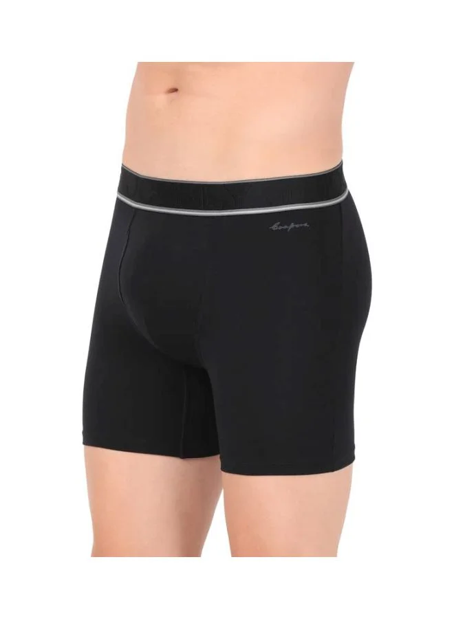 Jockey black HG17 Men Tencel Micro Modal Elastane Stretch Solid Boxer Brief with Natural Stay Fresh Properties for Men | Best Price UAE