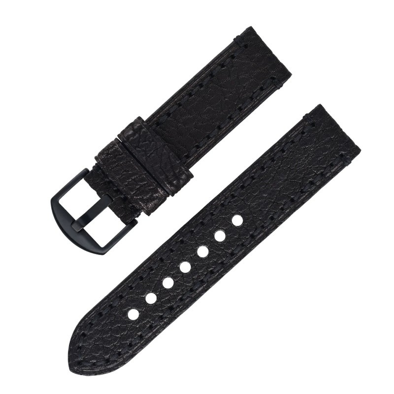 Bluejw Top Grain Leather Watch Band Replacement - Rugged Oil-Tanned Sports Strap for Men - Image 1