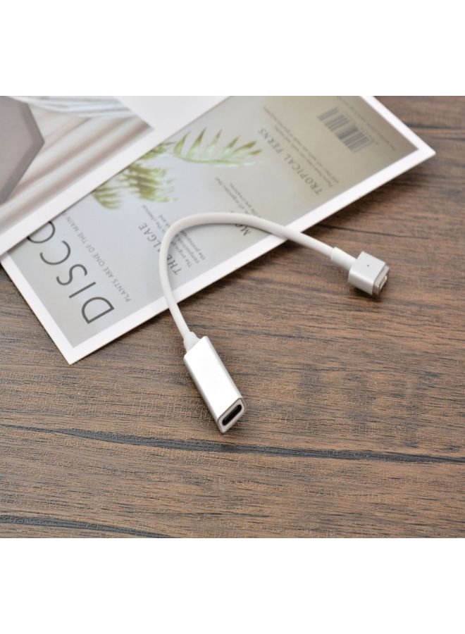 Magsafe Charging Cable Is Suitable For Apple Notebook Macbook Fast Charging Type-c Male Turn Mother T-head Cable-Color:DC Male Head To 2 Generation T Head  - Image 3