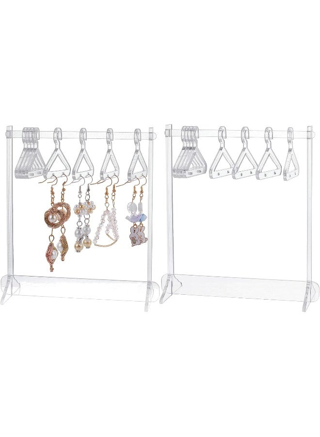TPGP Acrylic Earring Display Stands With 8 Hangers For Jewellery Display Supplies Hanging Earrings - Image 1