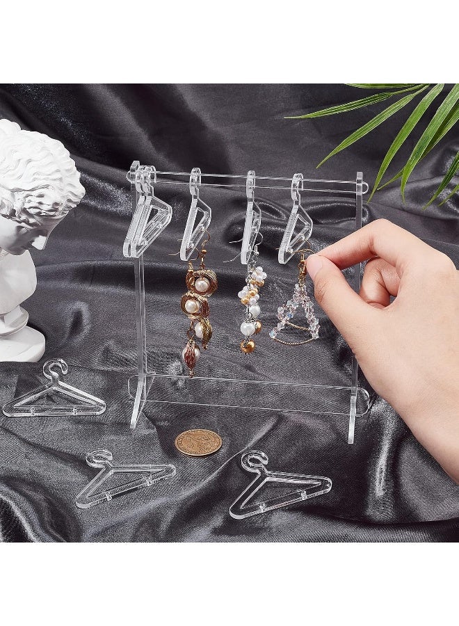 TPGP Acrylic Earring Display Stands With 8 Hangers For Jewellery Display Supplies Hanging Earrings - Image 3