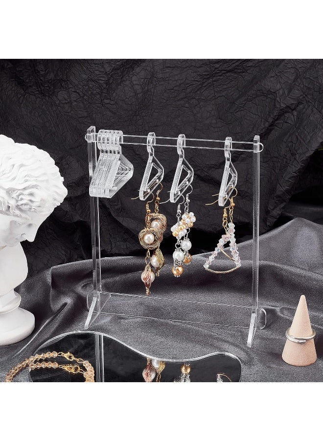 TPGP Acrylic Earring Display Stands With 8 Hangers For Jewellery Display Supplies Hanging Earrings - Image 5
