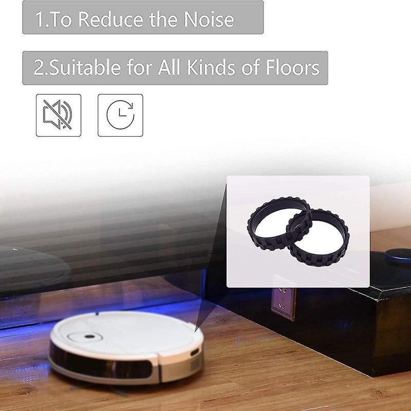 Replacement Wheel Tire Skin Compatible For All Irobot Roomba Models - Image 5