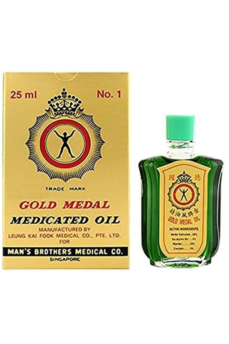 جولد ميدال زيت مسكن الألم الطبي الذهبي 25 مل (عبوة من 6 قطع) - Image 2