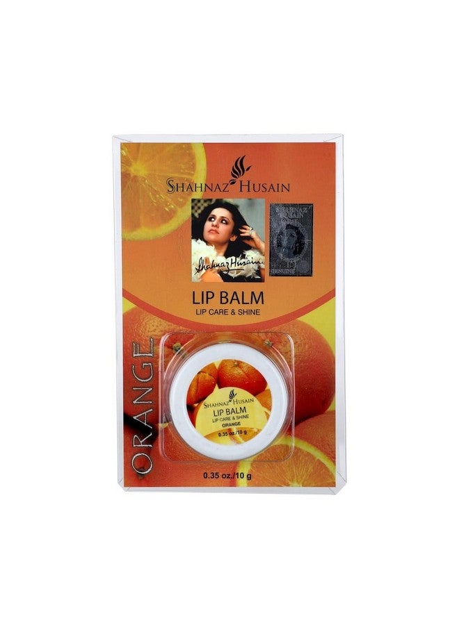 Shahnaz Husain Lip Balm | Lip Care & Shine | Shea Butter | Orange | 10g - Image 1
