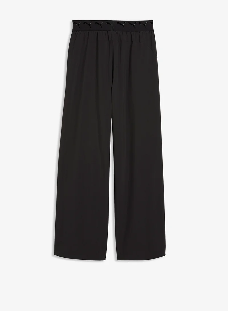 Puma PUMA Black 4 Way Stretch Relaxed Woven Sweatpants for Women | Best Price UAE