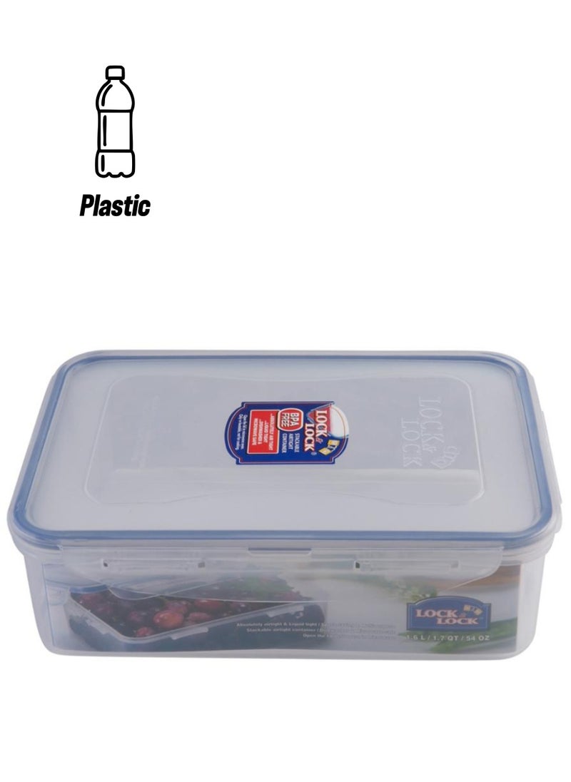 LOCK & LOCK - Rectangular Food Container 23.2 X 16.5 X 6.9 Cm Clear - Image 1