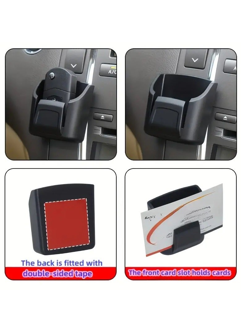 Shunwei In-car key organizer and key card holder, mounted on the dashboard for clear visibility and easy access, reducing the risk of forgetting keys or leaving the vehicle running when departing - Image 5
