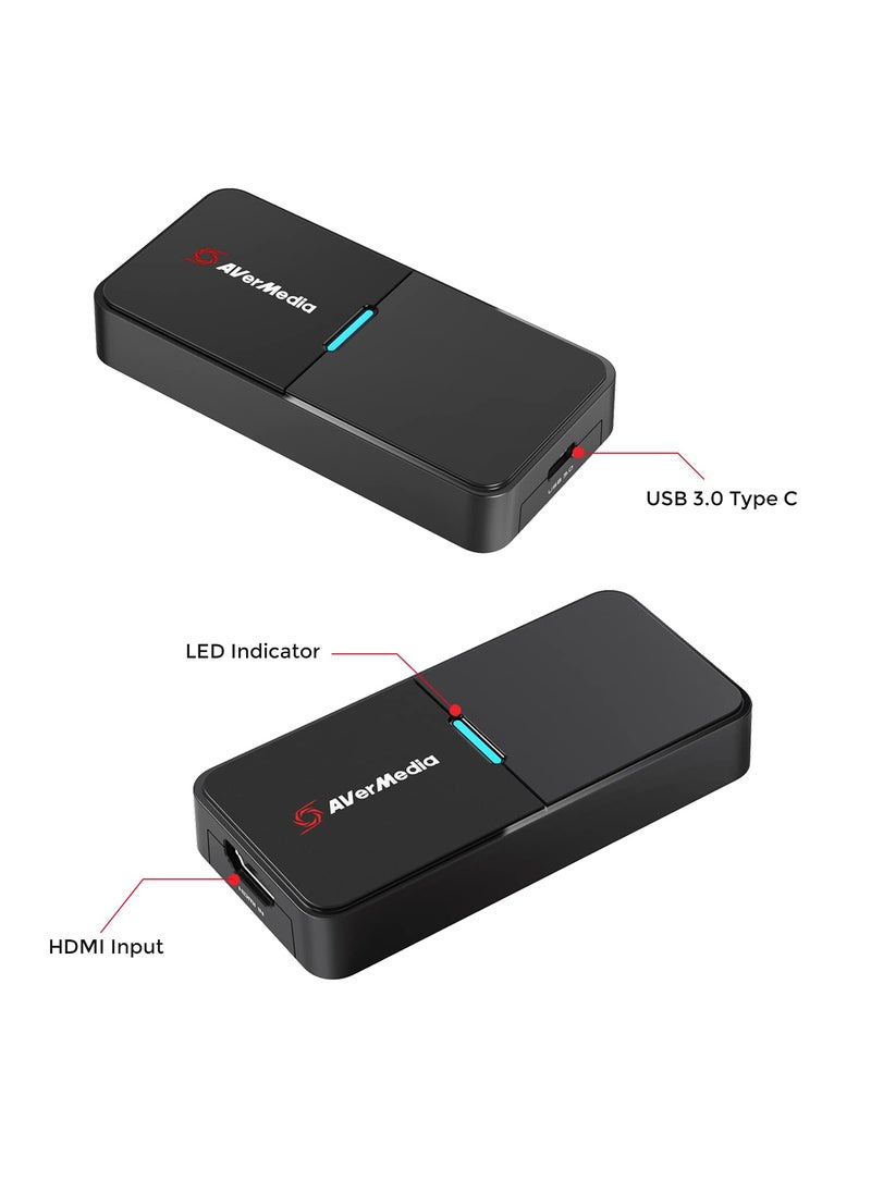 AVerMedia AVerMedia BU113 Live Streamer Cap 4K HDMI DSLR Video Capture Card for Content Creation - Capture and Stream in 2160p30, Record in 1080p60 HDR, USB Type-C, TAA/NDAA Compliant  - Image 3