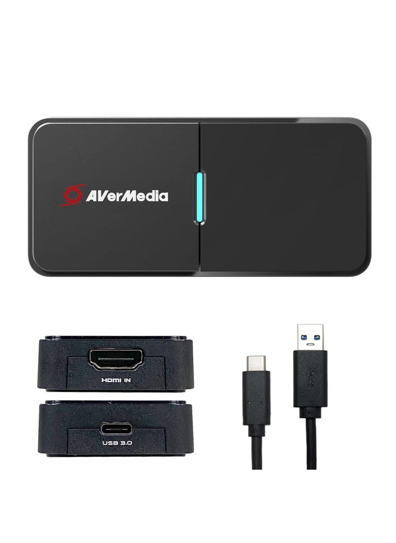 AVerMedia AVerMedia BU113 Live Streamer Cap 4K HDMI DSLR Video Capture Card for Content Creation - Capture and Stream in 2160p30, Record in 1080p60 HDR, USB Type-C, TAA/NDAA Compliant  - Image 1