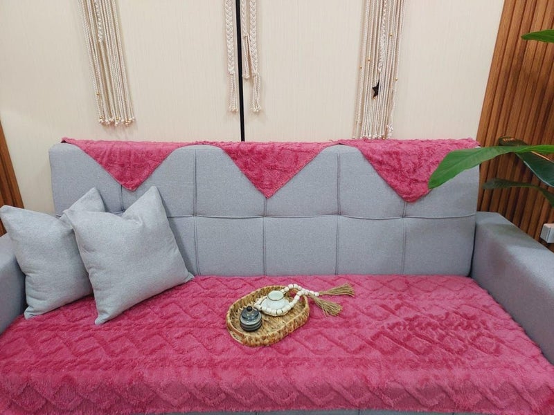 Generic Corner Sofa with 3 Cashmere, 2 Metres Long, 95 Centimetres Wide, Large L-Shaped Sectional Couch, set of 4 (kashmir) .flo - Image 2