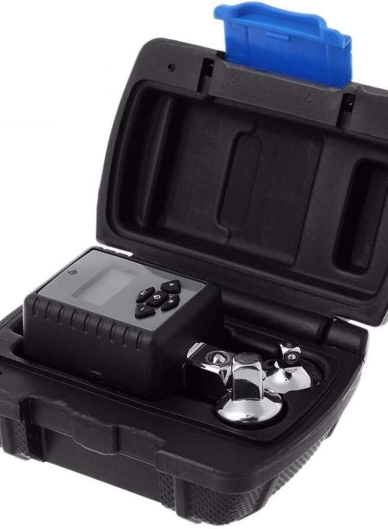 GGOOT 1/2inch 10-200Nm Digital Torque Wrench Adjustable Professional Electronic Torque Wrench Bike Car Repair with 2Pcs Adapter Hardware Tool Kits  - Image 1