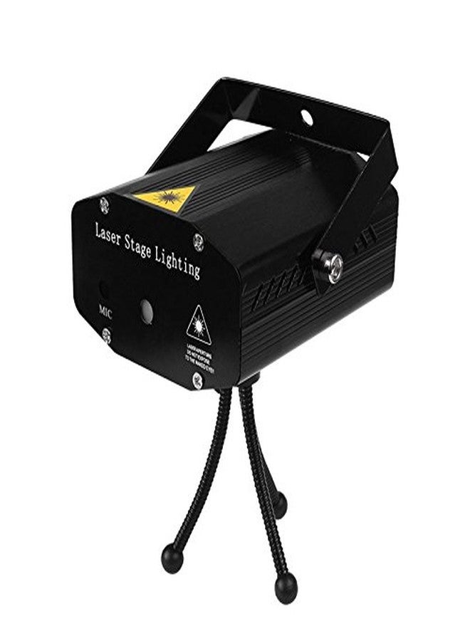 MLD DJ Mini Laser Projector Stage Lighting Sound Activated Laser Light for Party and DJ -6 Design Sound Activated - Image 1