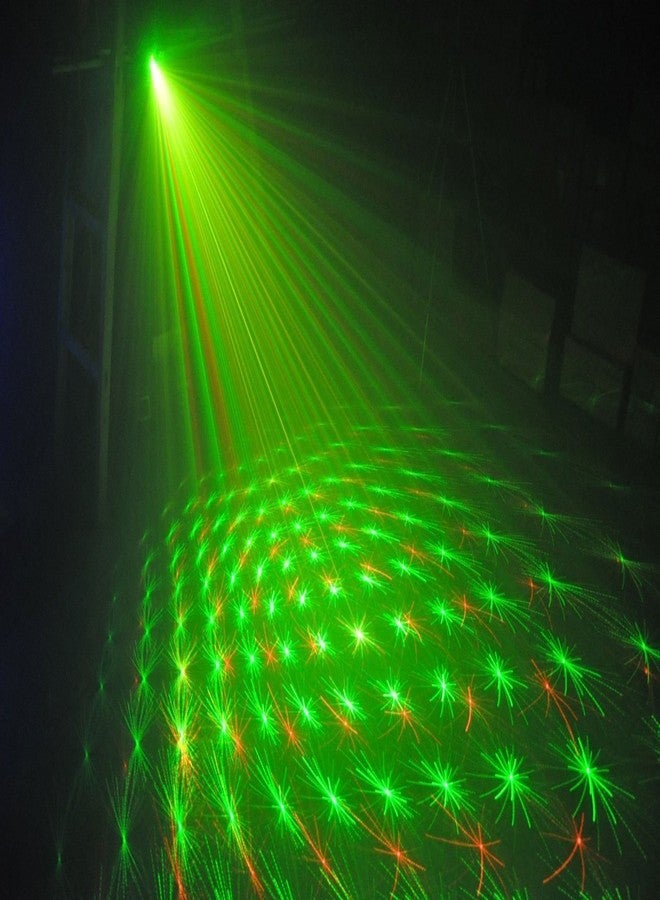 MLD DJ Mini Laser Projector Stage Lighting Sound Activated Laser Light for Party and DJ -6 Design Sound Activated - Image 2