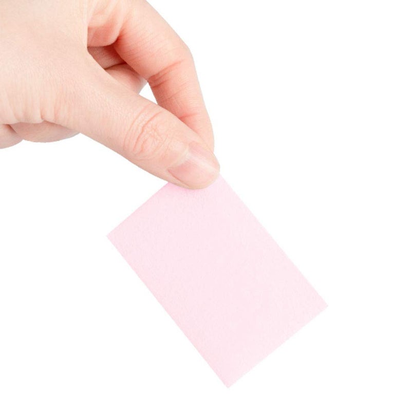 Aysekone 600 Pieces Pink Lint Free Nail Wipes Gel Polish Remover Cotton Pads for Manicure and Nail Art - Image 2