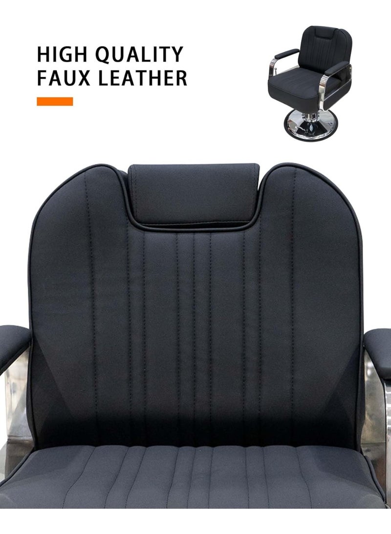 Meishida Barber Chair Hairdresser Styling Beauty Salon Chair High-Sponge Seat Swivel, Hydraulic Pump, Reclining for Men & Women Barbershop, Salon, Spa Furniture  - Image 3