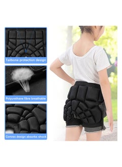 SYOSI Kids EVA Hip Protective Padded Shorts, Children Anti‑Drop Pad for Skating Skiing, Skateboarding, Shooting, Boxing, Outdoor Sports, Hip And Tailbone 3D Protection  - Image 5