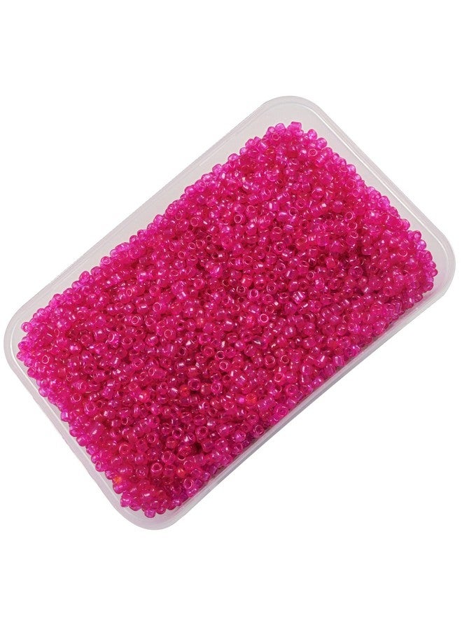 إيشوبي خرز بذور زجاجي وردي اللون من إي شوببي 8/0، وزن 200 جرام، لمجموعة أدوات صنع المجوهرات والحرف اليدوية - Image 1