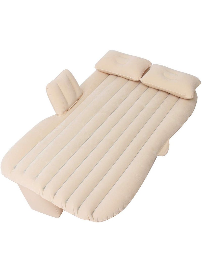Generic - Inflatable Travel Car Bed Air Sofa with Two Inflatable Pillow for Car Back Seat Fits Most Car Models for Camping Travel, Hiking, Trip and Other Outdoor Activities - Image 1