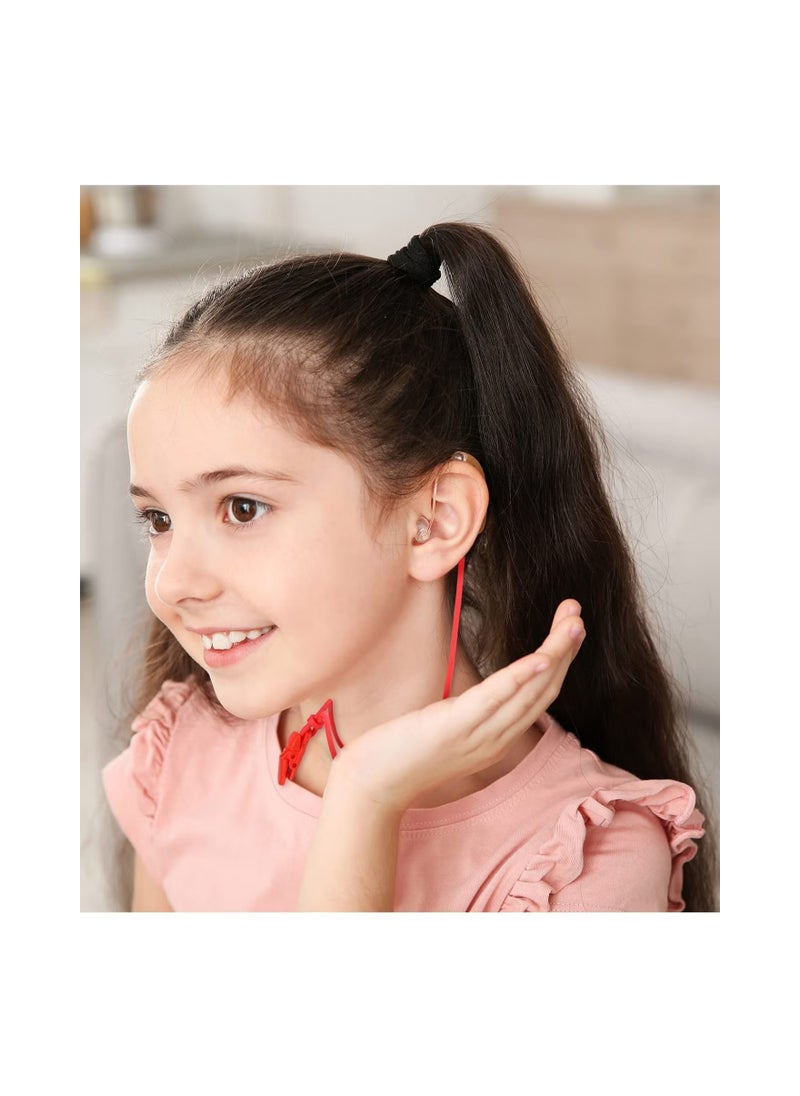 1 Piece Hearing Aid Accessories for Adults, Seniors, Kids - Adjustable Hearing Aid Clip, Anti-Lost Hearing Aid Lanyard Straps for Various Hearing Devices.