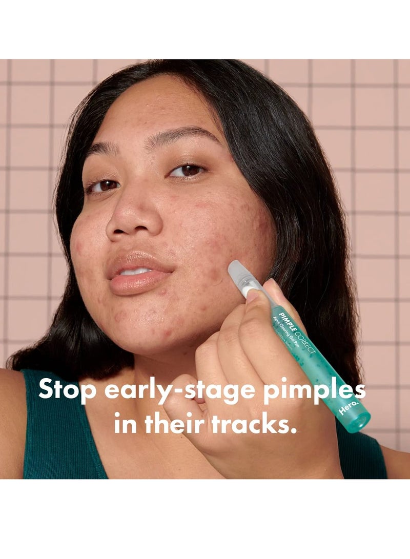 Hero Cosmetics Hero Cosmetics Pimple Correct Acne Clearing Gel Pen - Maximum Strength 2% Salicylic Acid, Non-Drying Formula for Early Stage and Emerging Pimples (1 Count) - Image 4