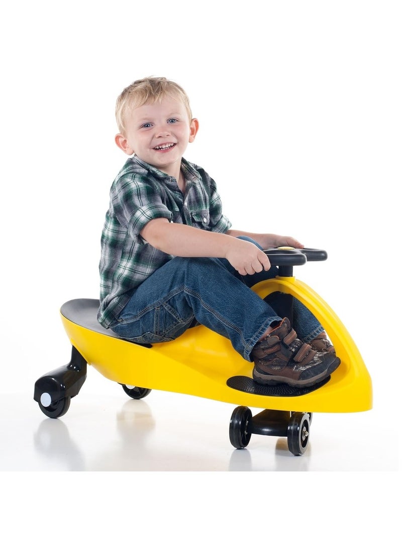 Plasma Car Rides on for Kids - Yellow & Black - 5199-Y - Image 2