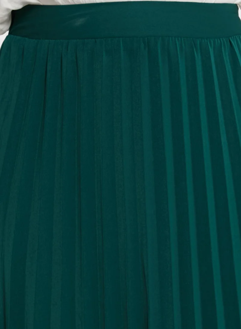 QUIZ High Waist Pleasted Skirt