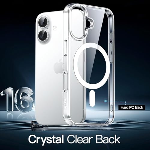 Caisles Ultra-Hybrid Transparent Clear Case– Anti-Yellow, Magnetic Ring, Camera Protection, Shockproof, Slim Fit & Wireless Charging Safe (iPhone 16) - Image 3