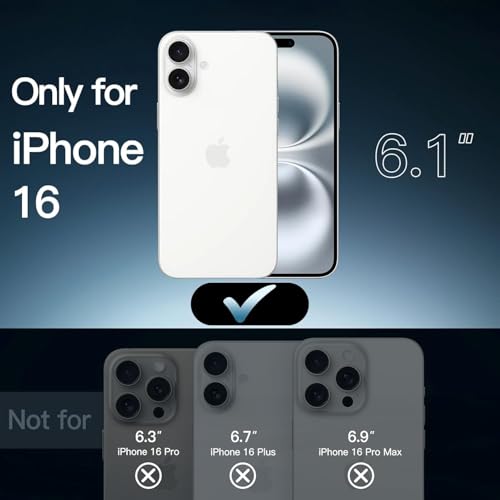 Caisles Ultra-Hybrid Transparent Clear Case– Anti-Yellow, Magnetic Ring, Camera Protection, Shockproof, Slim Fit & Wireless Charging Safe (iPhone 16) - Image 2