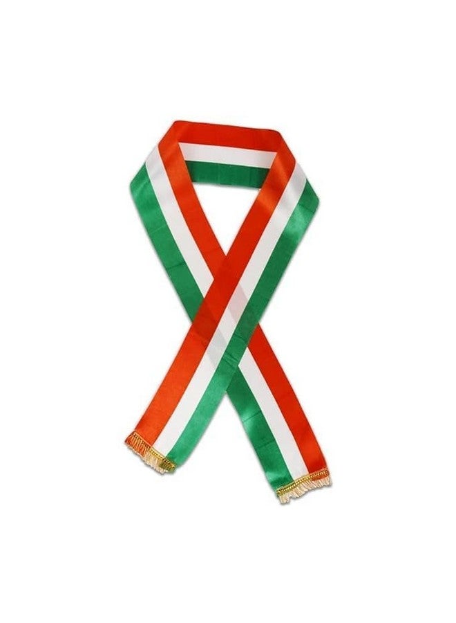 ARYANSH SHOPPE Tricolor Unisex Scraf/Republic Day/Independence Day/Trianga Scarf/Stole For Girls And Boys(PACK OF 2) - Image 1