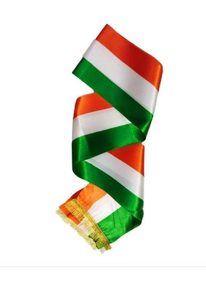ARYANSH SHOPPE Tricolor Unisex Scraf/Republic Day/Independence Day/Trianga Scarf/Stole For Girls And Boys(PACK OF 2) - Image 2