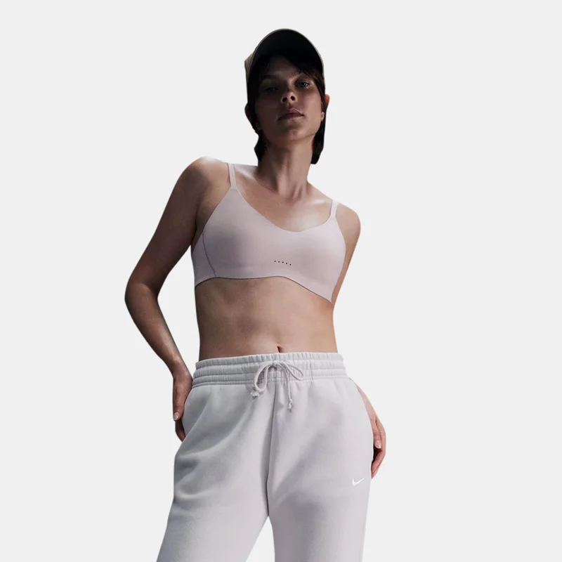 Nike Beige Women's Alate Minimalist Light-Support Convertible Sports Bra for Women | Best Price UAE