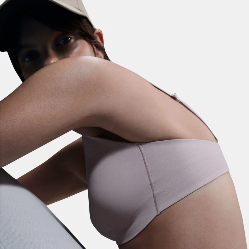 Nike Beige Women's Alate Minimalist Light-Support Convertible Sports Bra for Women | Best Price UAE