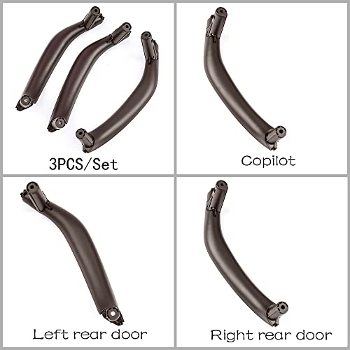 CHUANGHUI Car Door Handles for BMW X5 X6 F15 F16 2014-2018 Interior Door Handles Replace Cover Car Door Pull Handle Accessories (Mocha Brown) - Image 3