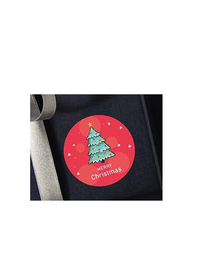 برينت شوب فور مي ملصقات فينيل مثالية للكريسماس لتغليف الهدايا وملصقات الكريسماس لأكياس الهدايا (التصميم 6) - Image 4