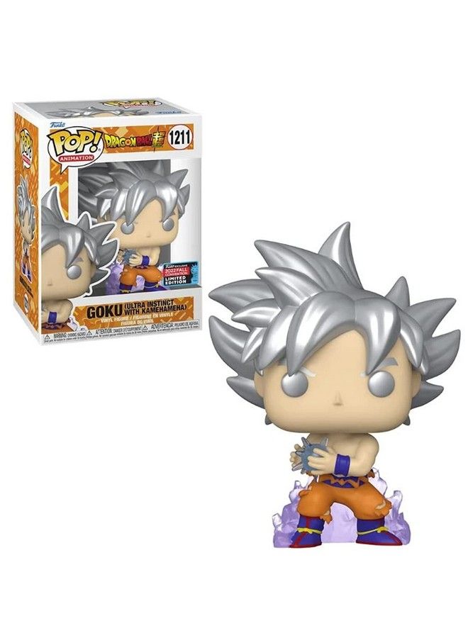 Funko Pop! Animation: Dragon Ball Goku Ultra Instinct W/ Kamehameha (Nycc'22) Collectible Action Vinyl Figure 58450 - Image 2