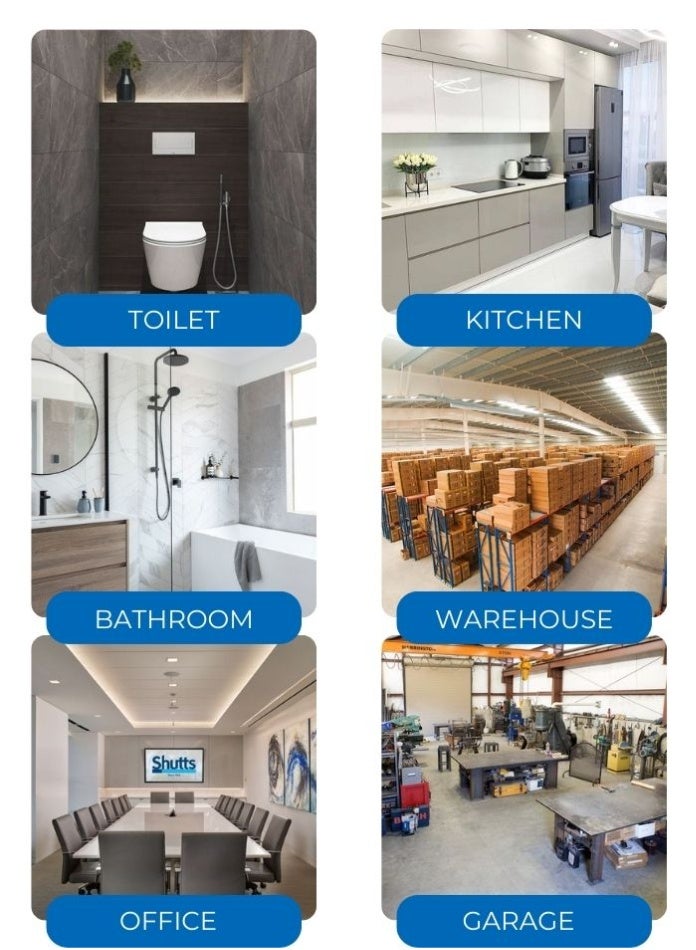 MODI 10-Inch Metal Net Exhaust Fan Powerful Wall-Mounted Ventilation for Kitchen, Bathroom & Home Quiet Operation Energy-Efficient Design - Image 3