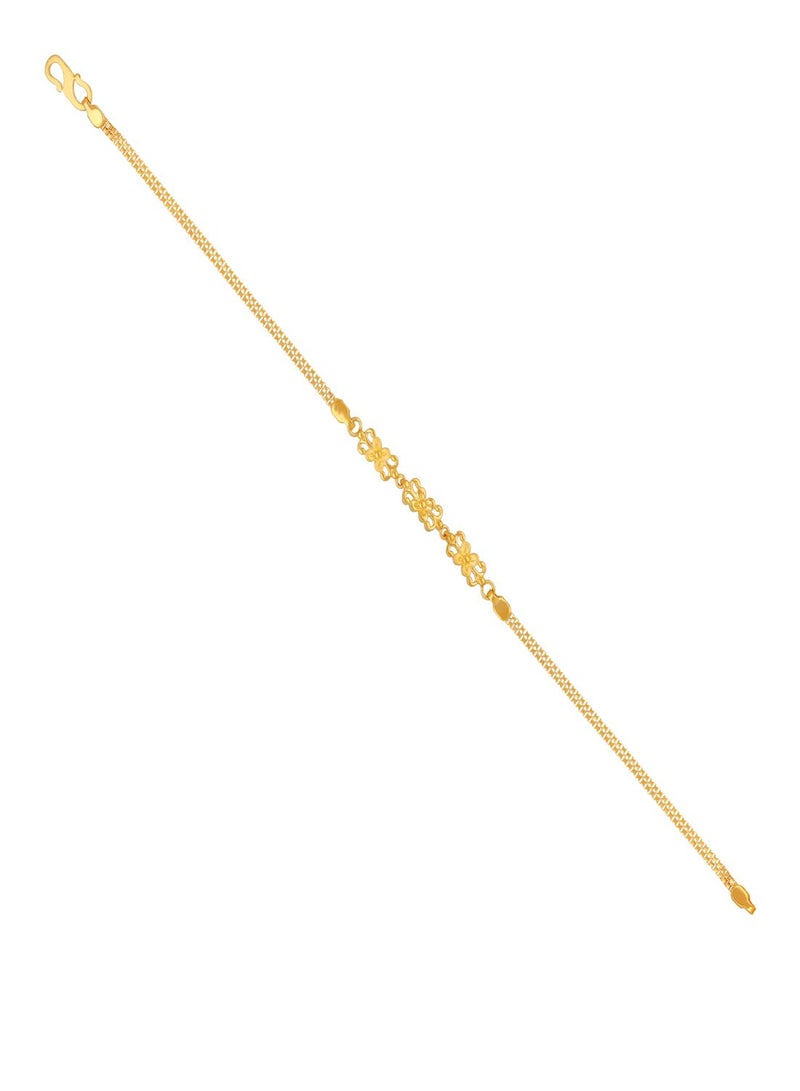 Malabar Gold and Diamonds 22 KT 916 Purity Gold Bracelet DZBR379  - Image 2