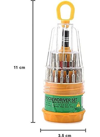 SAURAN SAURAN JK 6036 JK 6036 A Standard Screwdriver Set Repairing Interchangeable Precise Screwdriver Tool Set Kit With Magnetic Holder For Home And Laptop Pack of 31  - Image 3