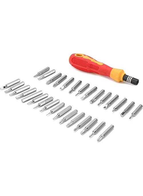 SAURAN - SAURAN JK 6036 JK 6036 A Standard Screwdriver Set Repairing Interchangeable Precise Screwdriver Tool Set Kit With Magnetic Holder For Home And Laptop Pack of 31 - Image 1