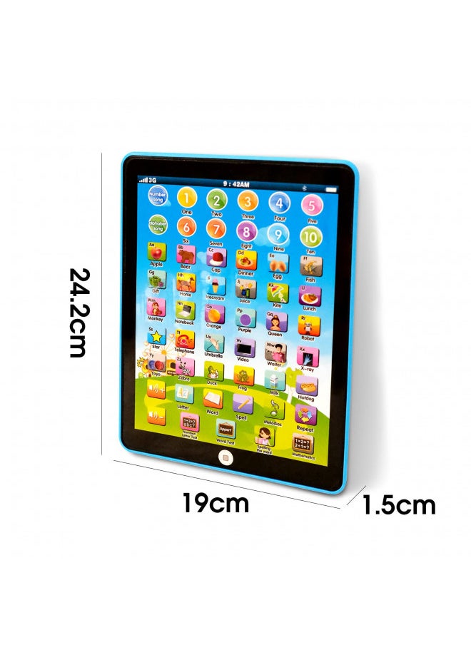 STOULKD STOULKD Kids Tablet -Learning Pad,with 6 Games to Learn Music/Words/Learning Letters/Alphabet,Education Tablet for Kids for Boys & Girls 3 Years Up  - Image 4